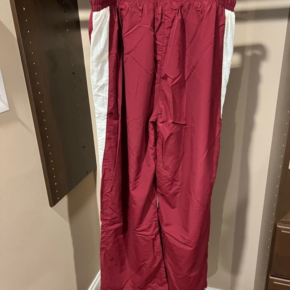 YoungLA Red Joggers with White Stripe - Picture 5 of 8